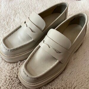 L'INTERVALLE LEATHER LOAFERS